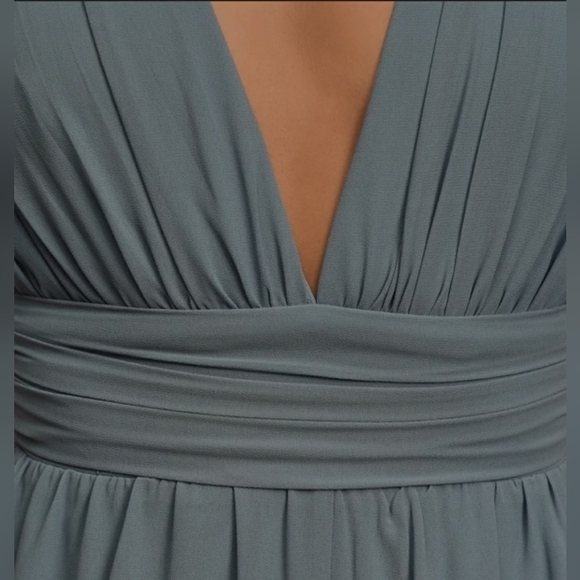 Lulu's Divine Muse Slate Blue Wide-Leg Jumpsuit - Picture 5 of 12